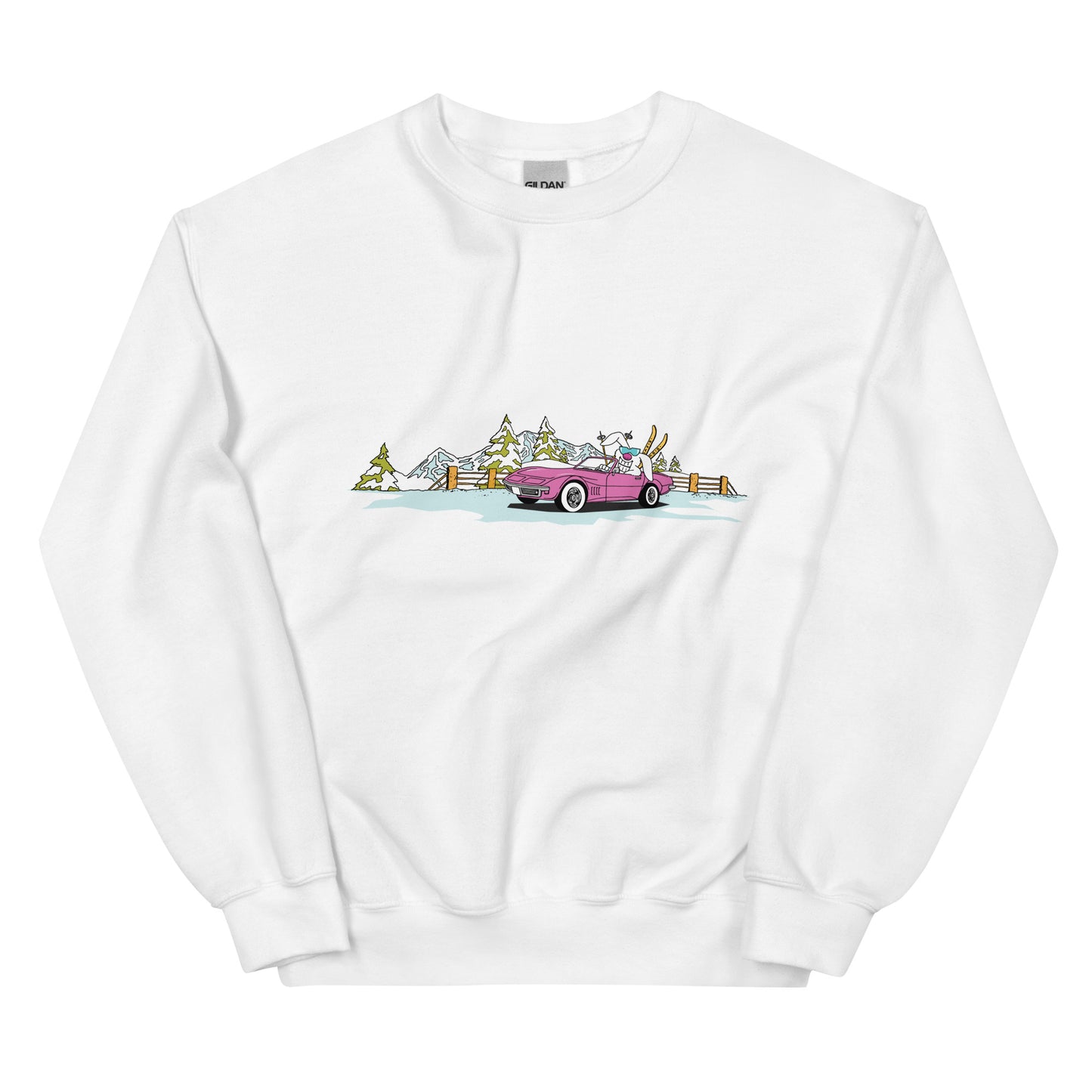 Unisex Crewneck - Ski Bunny!