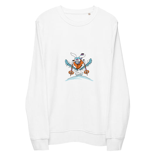 Unisex Sweatshirt - Ski Bunny in Flight